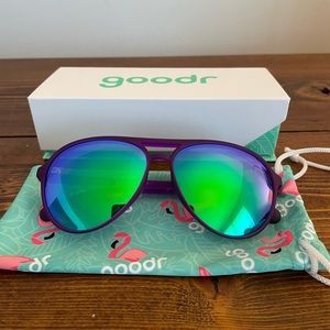 Goodr Purple Aviator Sunglasses